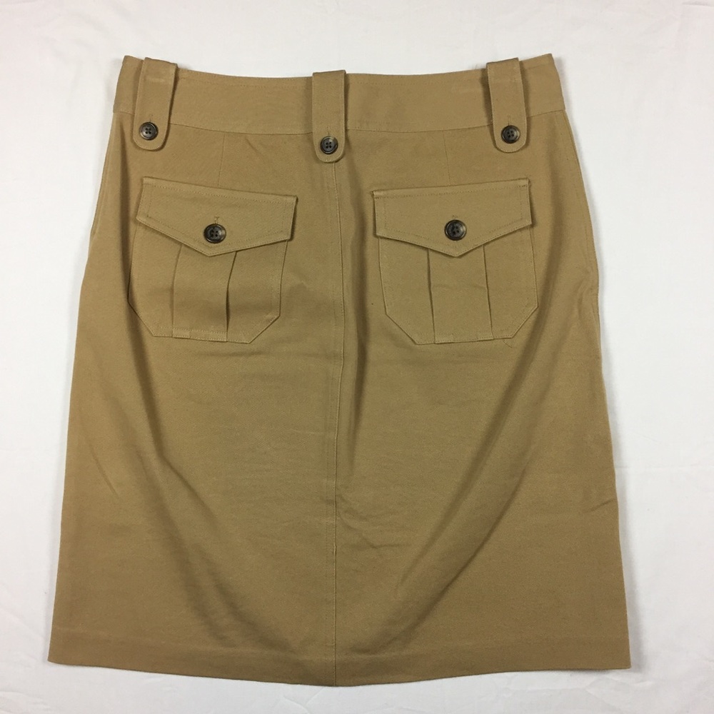 Lauren Ralph Lauren khaki skirt 4 petite - Picture 5 of 6